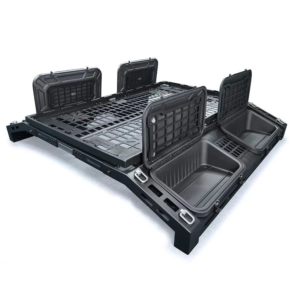 4X4 Offroad Pickup Bed Overhead Anti Room Railings Retrofit Bucket Roll Universal Cross Bars Aluminum Accessories for Roof Rack